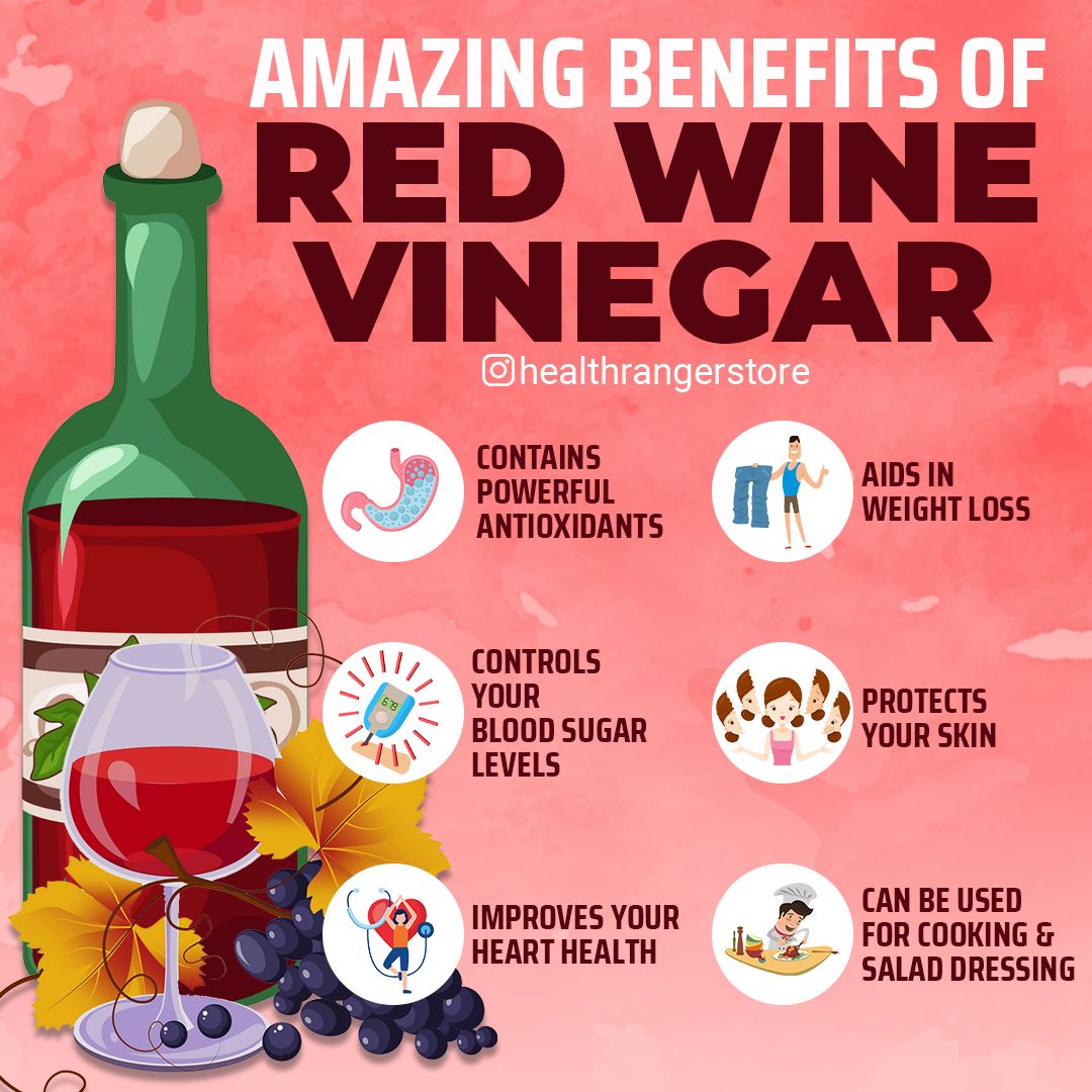 Amazing benefits of red wine vinegar