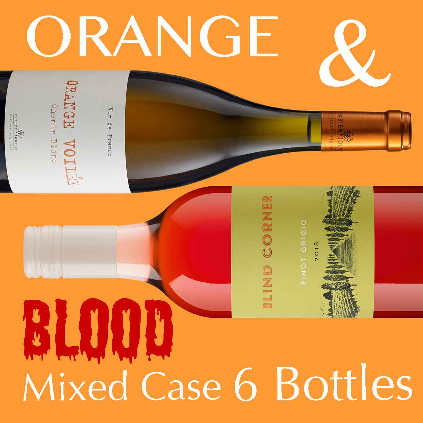 Buy Orange Wine Mixed Case 6 Bottles Blind Corner &  Fabien Jouves