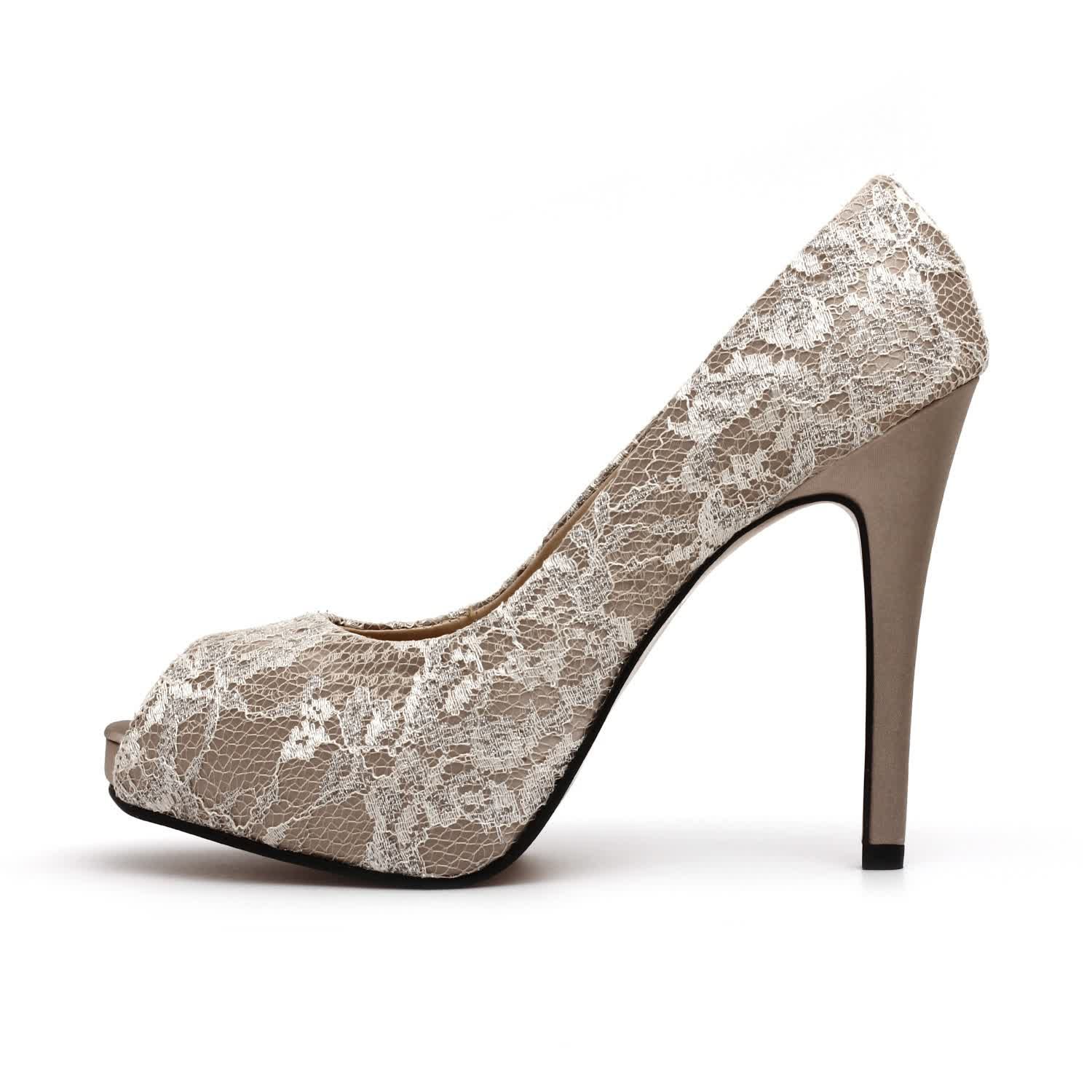 The Beautiful Champagne Colored Wedding Shoes Design To Wear As Your ...